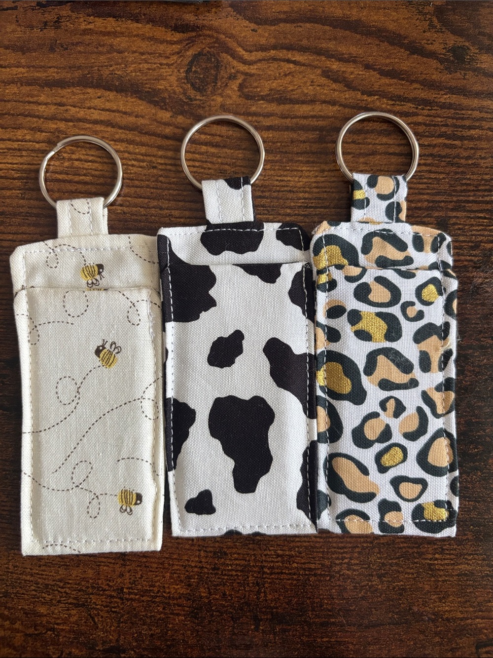3 Keychain Chapstick Holders - Picture 2 of 6